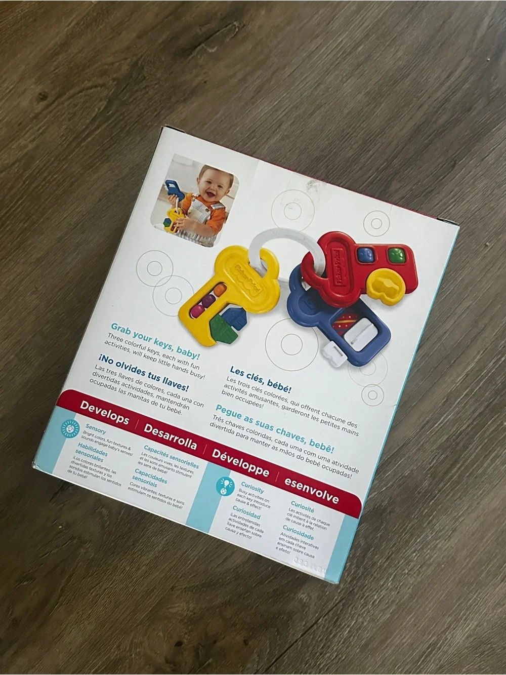 Vintage Fisher-Price Activity Keys - Yellow, Red, Blue